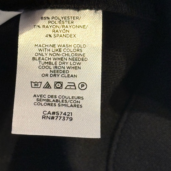 Ann Taylor • NWT The Slim High Rise Ankle Pants Black Sz 10 Office Career - Picture 9 of 9